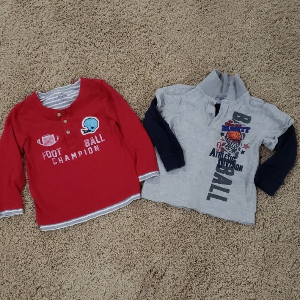 2 4T long sleeve shirts